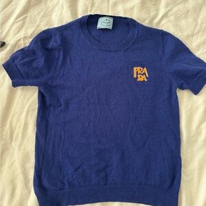 Prada womens wool polo shirt